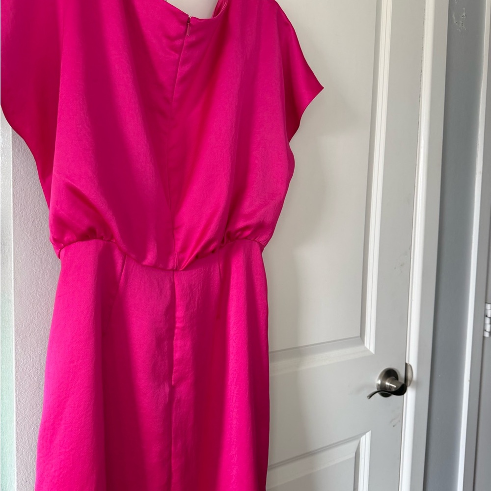 Trina Turk Vibrant Pink Midi Dress